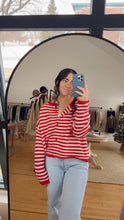 Load image into Gallery viewer, Model taking a mirror selfie wearing the sweetest devotion cardigan.