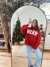 Load image into Gallery viewer, Merry Mock Neck Sweatshirt