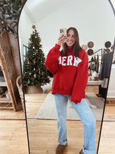 Load image into Gallery viewer, Merry Mock Neck Sweatshirt