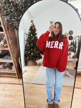 Load image into Gallery viewer, Merry Mock Neck Sweatshirt