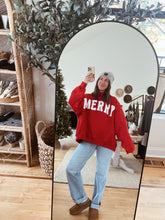 Load image into Gallery viewer, Merry Mock Neck Sweatshirt