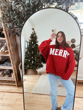 Load image into Gallery viewer, Merry Mock Neck Sweatshirt