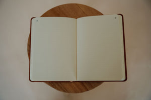 inside page view of the hosanna revival lined notebook in the Sierra theme.