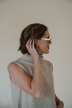 Load image into Gallery viewer, side view of model wearing the soho sunglasses in the color brown.
