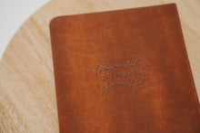 Load image into Gallery viewer, back cover view of the hosanna revival lined notebook in the Santa Elena theme.