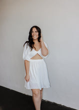 Load image into Gallery viewer, model wearing the just a dream dress.
