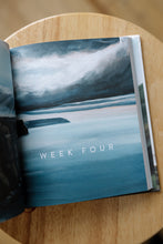 Load image into Gallery viewer, inside page photo of &quot;yet: the promise in Habakkuk for those in transition&quot; by Erica Borden. book is shown sitting on a wooden stool.