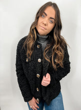 Load image into Gallery viewer, Anywhere with You Teddy Jacket - Black