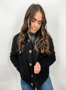 Anywhere with You Teddy Jacket - Black