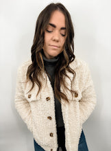 Load image into Gallery viewer, Anywhere with You Teddy Jacket - Cream