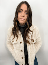Load image into Gallery viewer, Anywhere with You Teddy Jacket - Cream