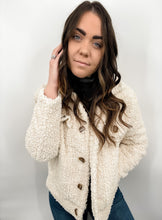 Load image into Gallery viewer, Anywhere with You Teddy Jacket - Cream