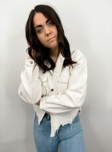 Only Just Begun Jacket - White