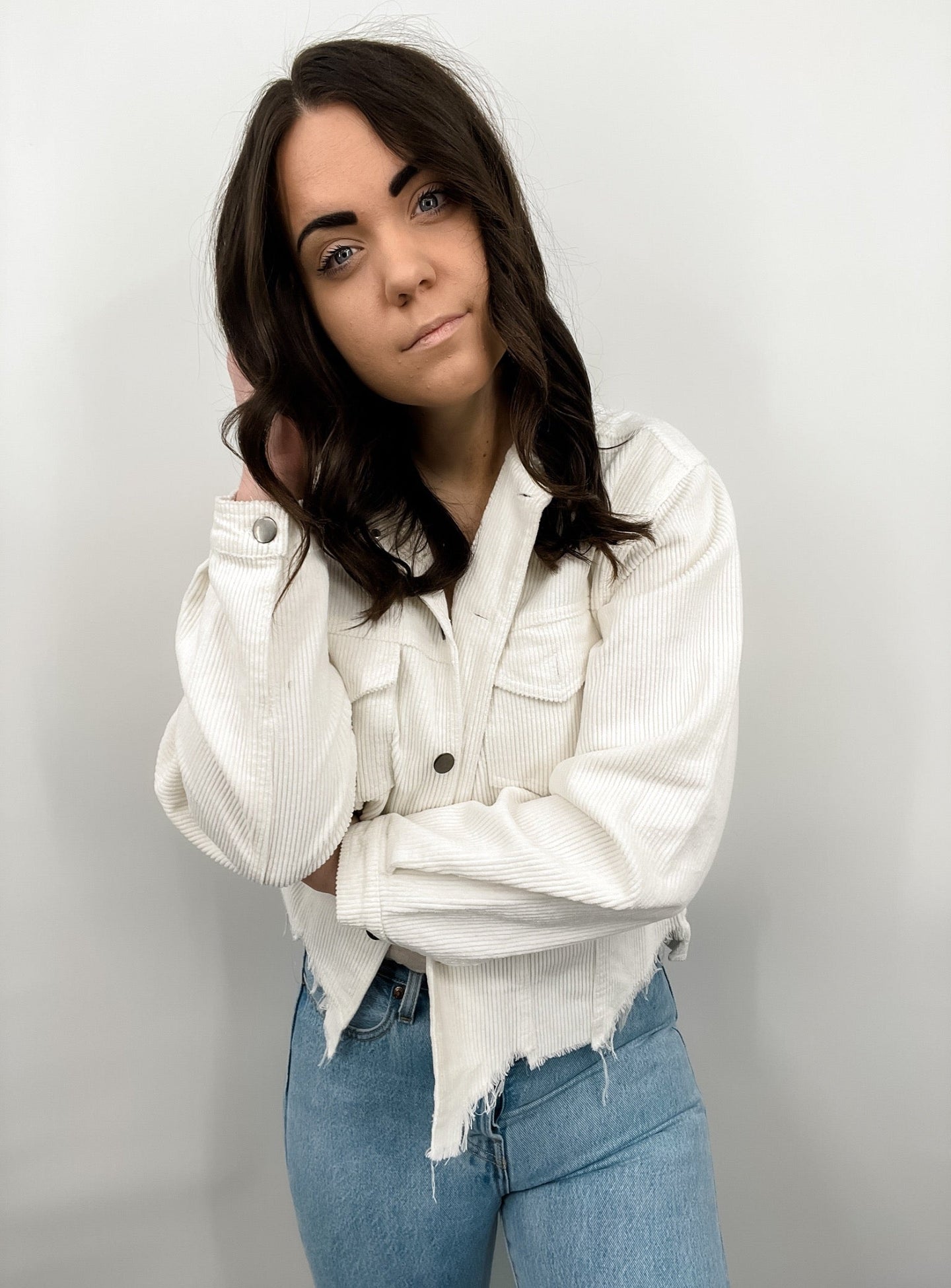 Only Just Begun Jacket - White